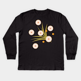 paper chamomile Kids Long Sleeve T-Shirt